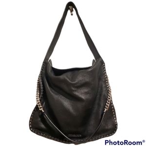 MICHAEL Michael Kors Black Studded Leather Bag